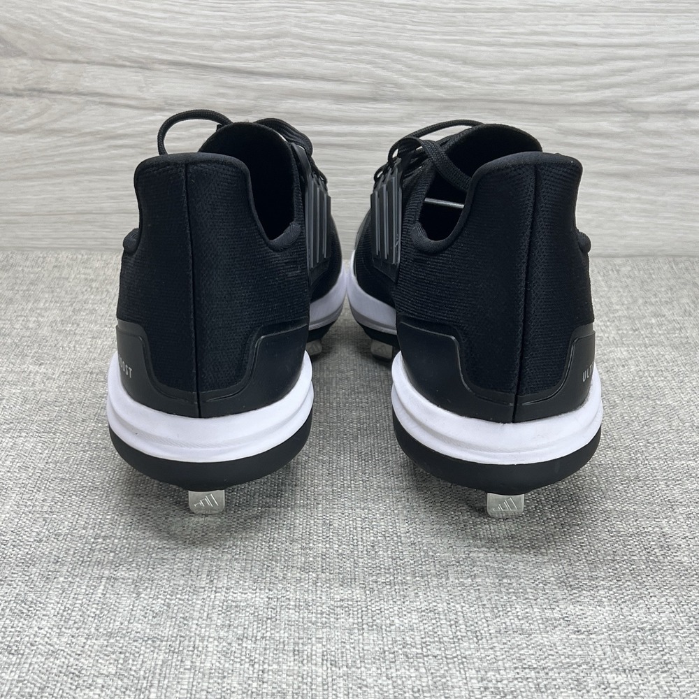 Adidas UltraBoost Light Cleat 'Black White' Baseball nby ID8610 Mens Size 13 - Picture 4 of 8
